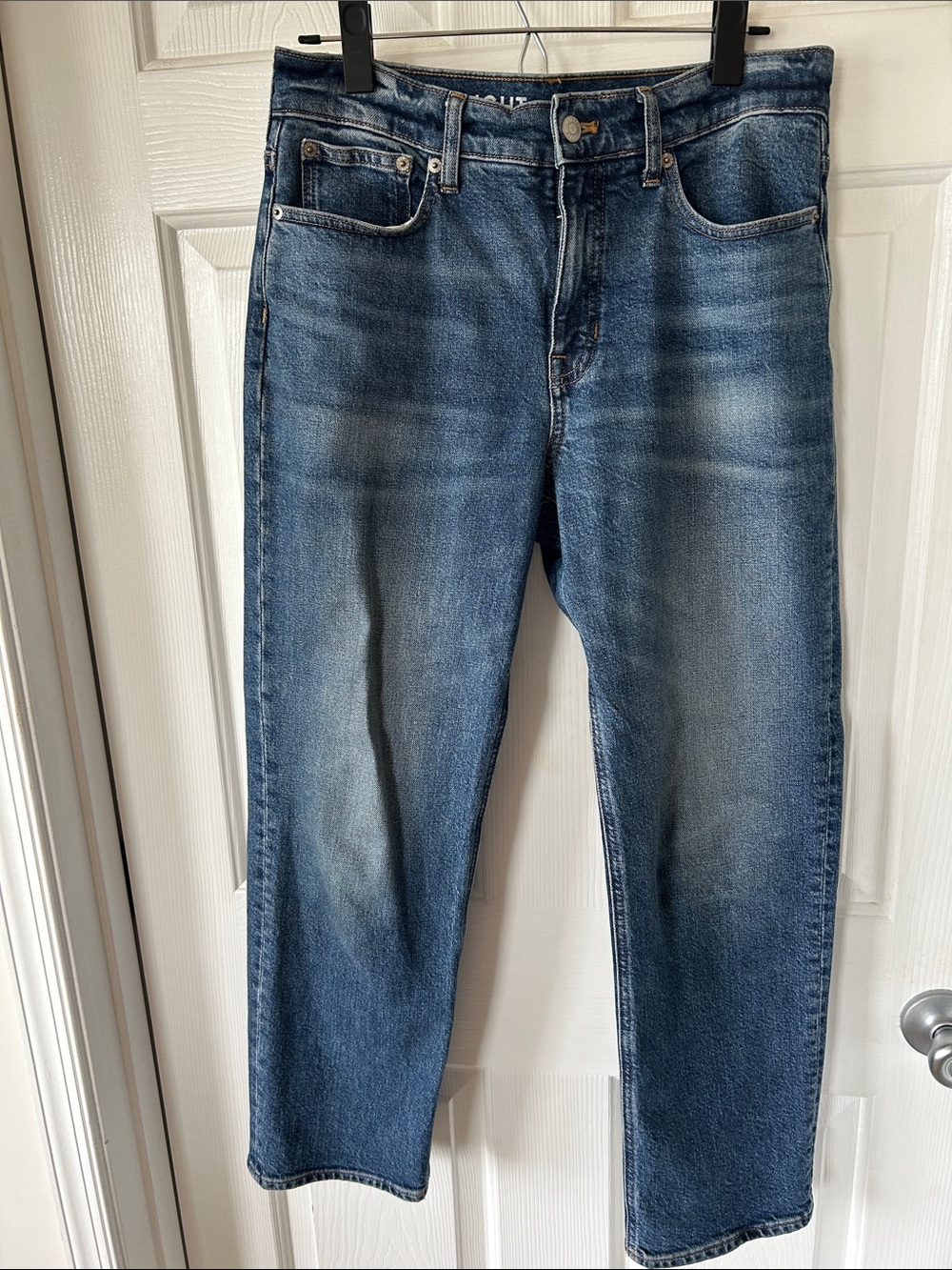 J. Crew Women's Straight-Leg Mid Blue Jeans